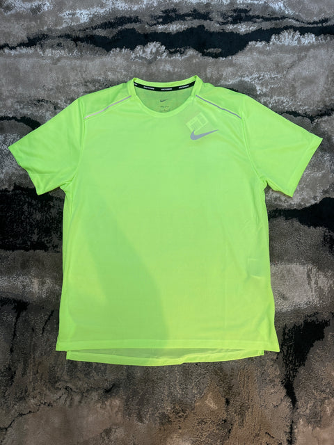 nike miler t shirt green