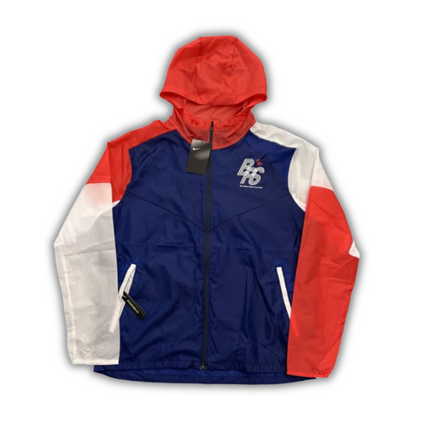 Nike Ribbon Sport Jacket - White & Red & Blue